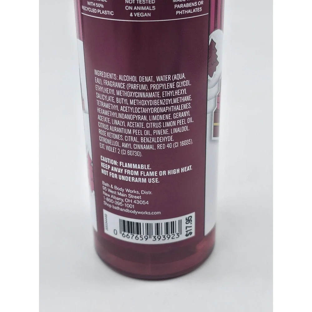 Bath &‎ Body Works Bright Christmas Morning Fine Fragrance Mist 8oz Body Spray